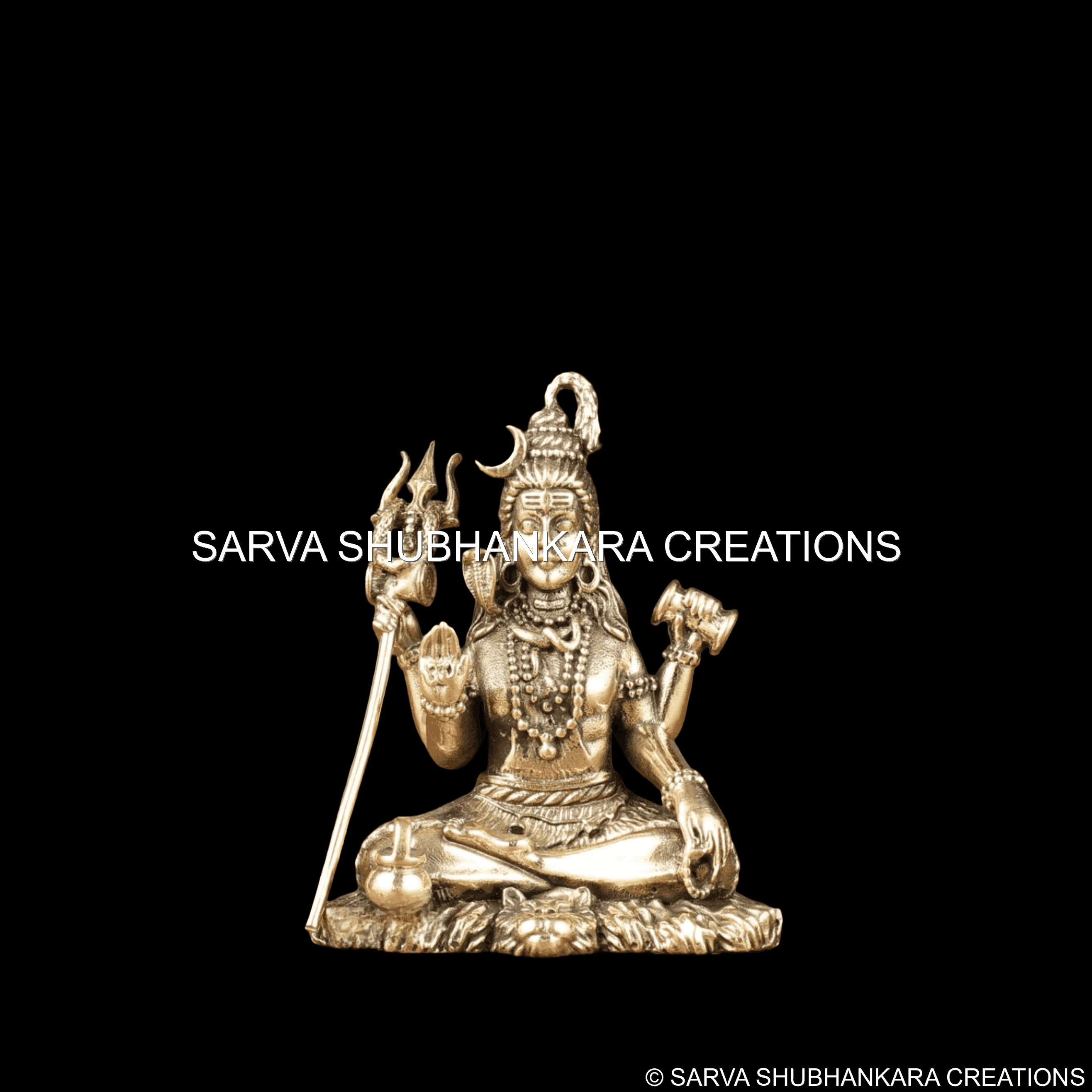 Lord Shiva Sitting with Kamandalu