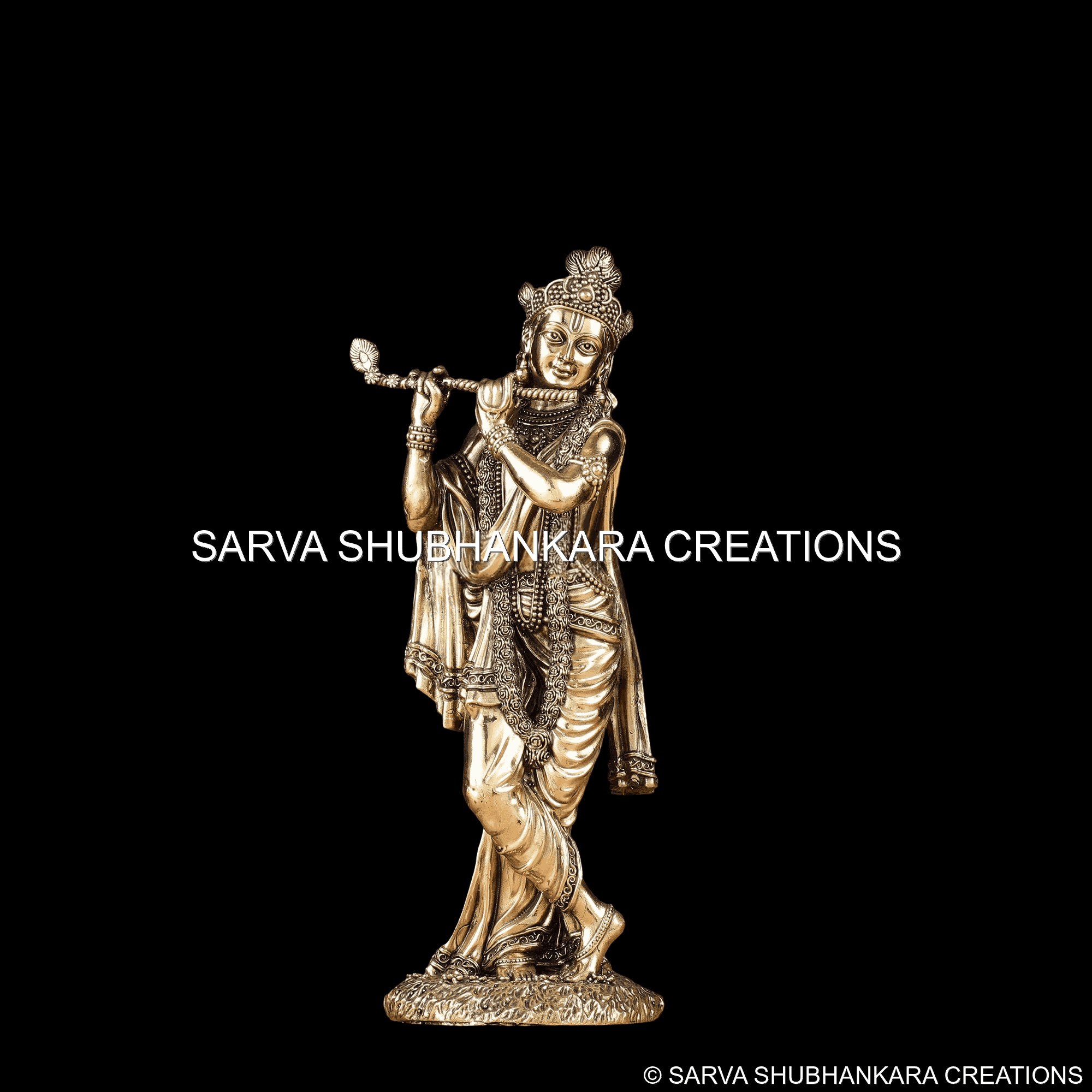 Krishna with Flute Standing Idol