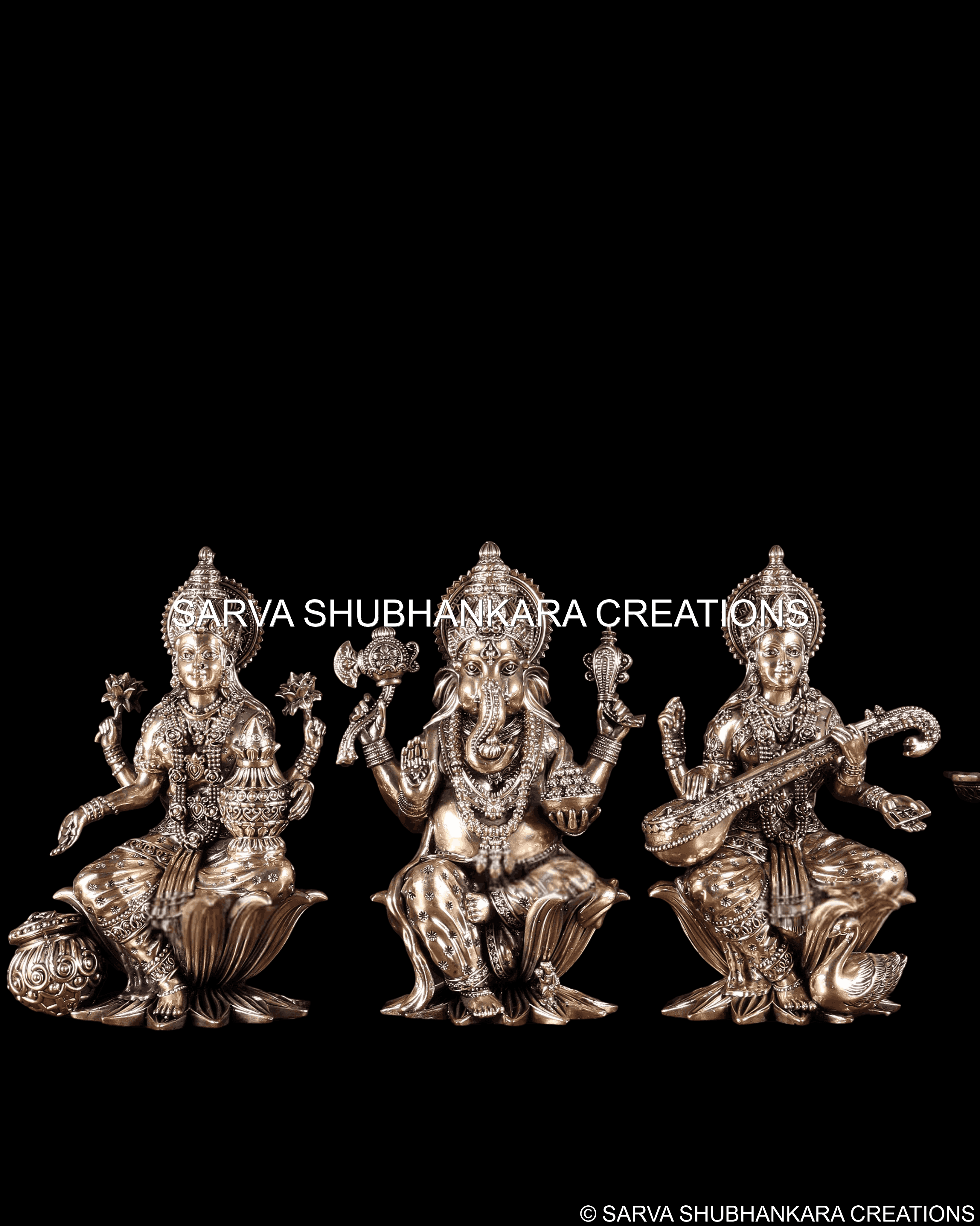Ganesh Lakshmi Saraswati Set
