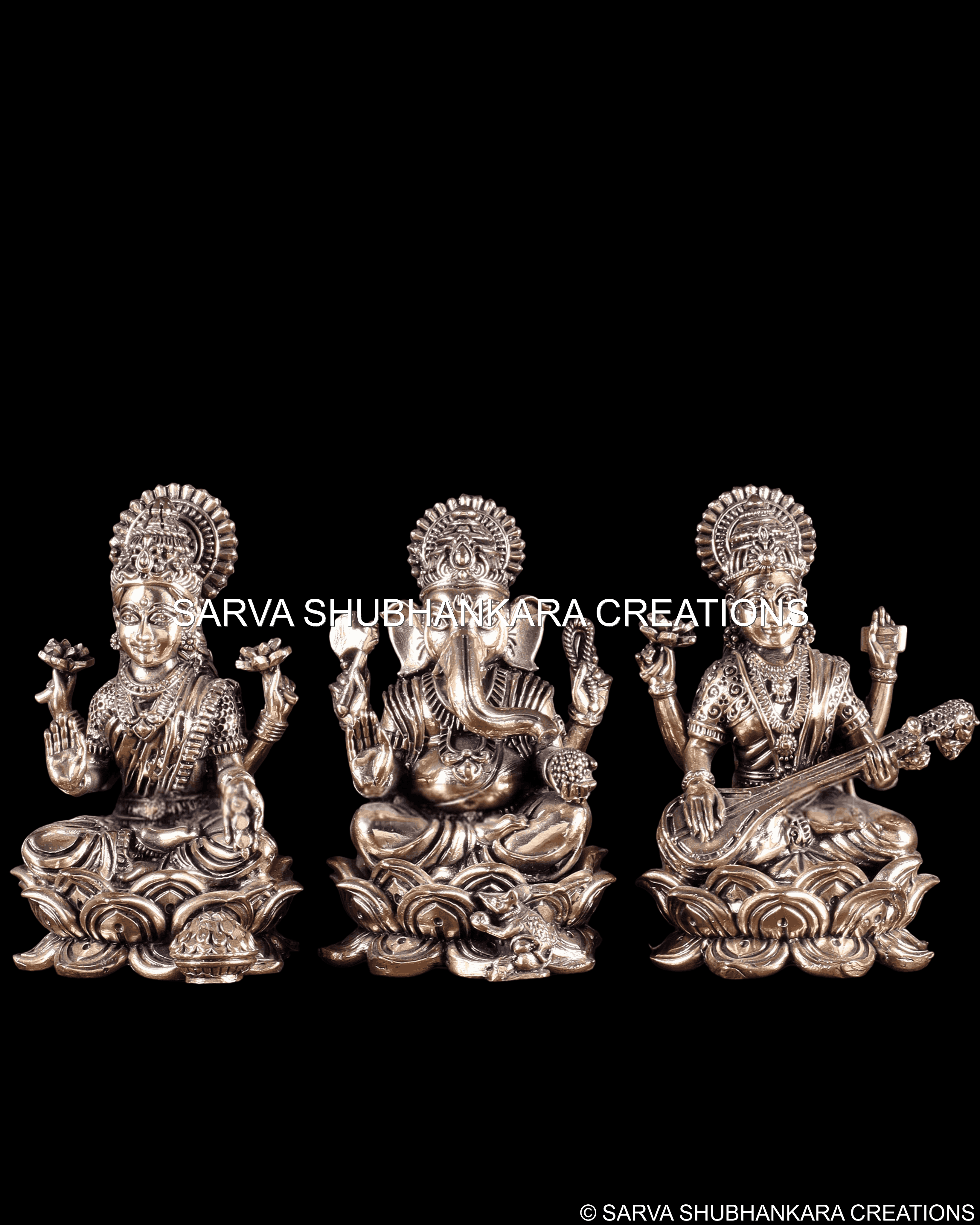 Ganesh Lakshmi Saraswati Compact Set
