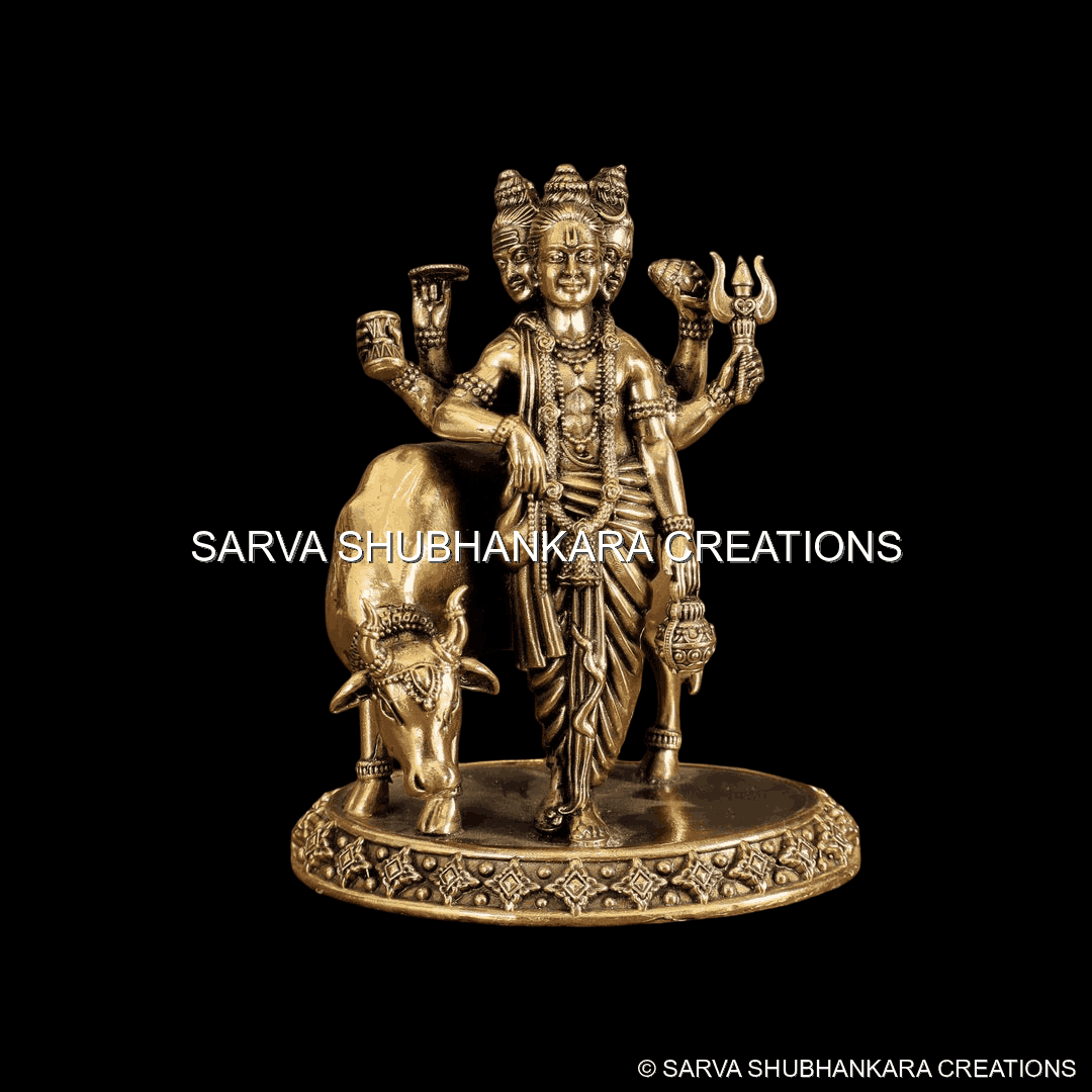 Dattatreya Standing with Cow