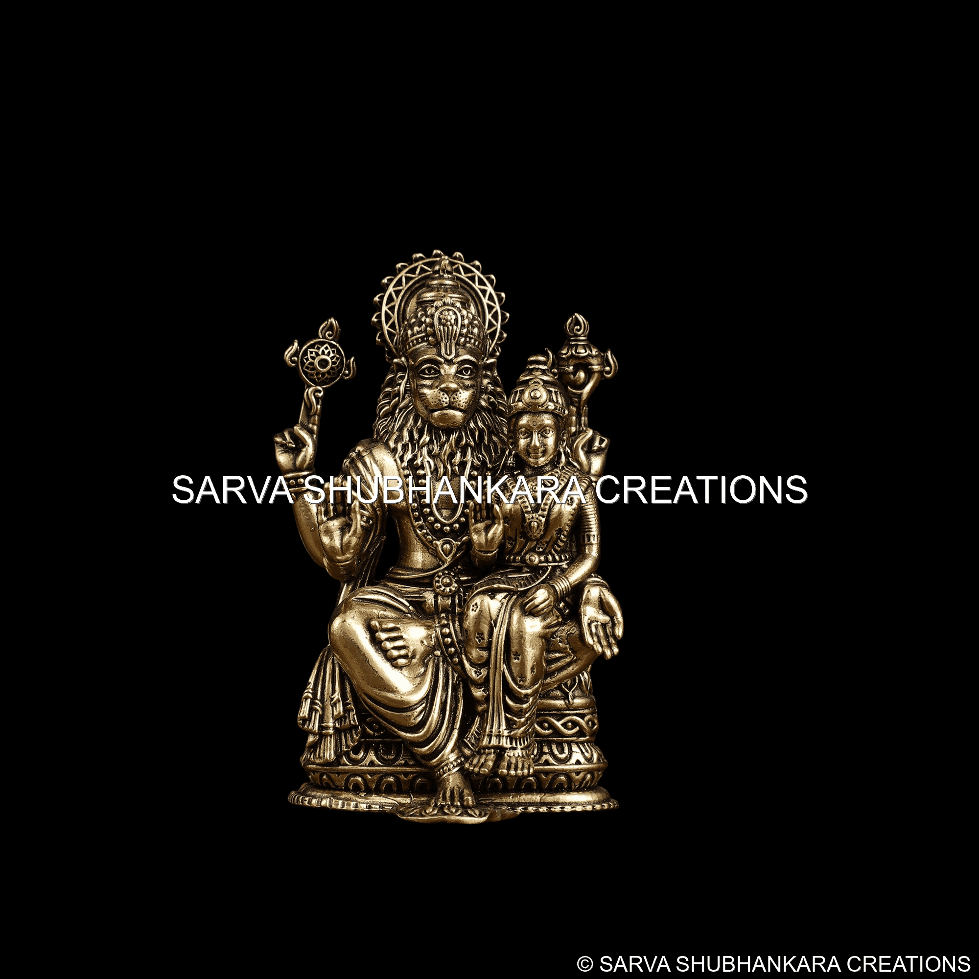Lakshmi Narasimha Seated Grace