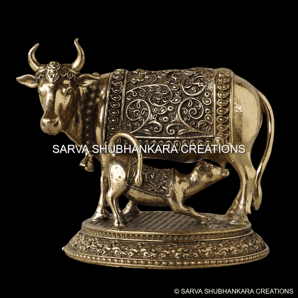 Sacred Cow Calf Nurturing Grace