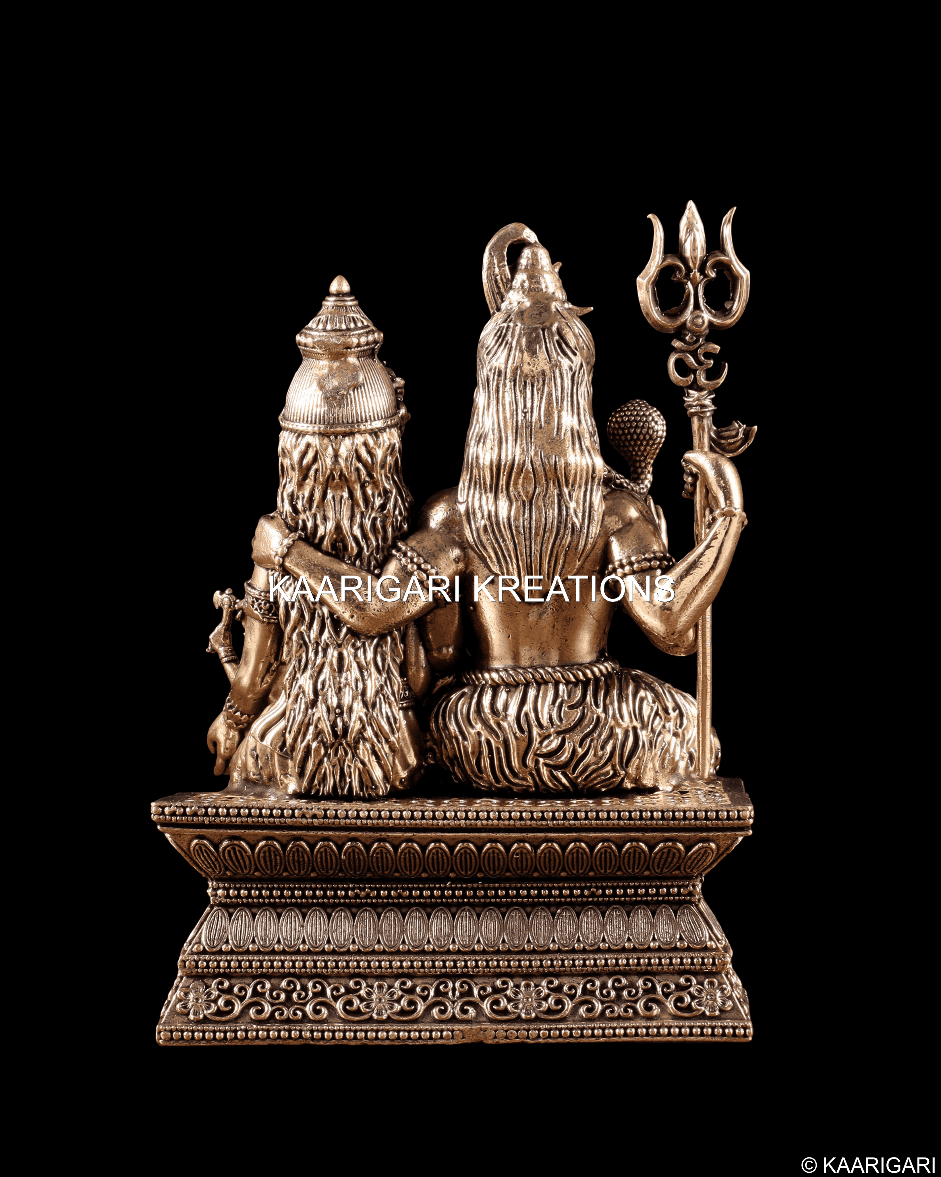 Shiv Parivar Sitting on Lap