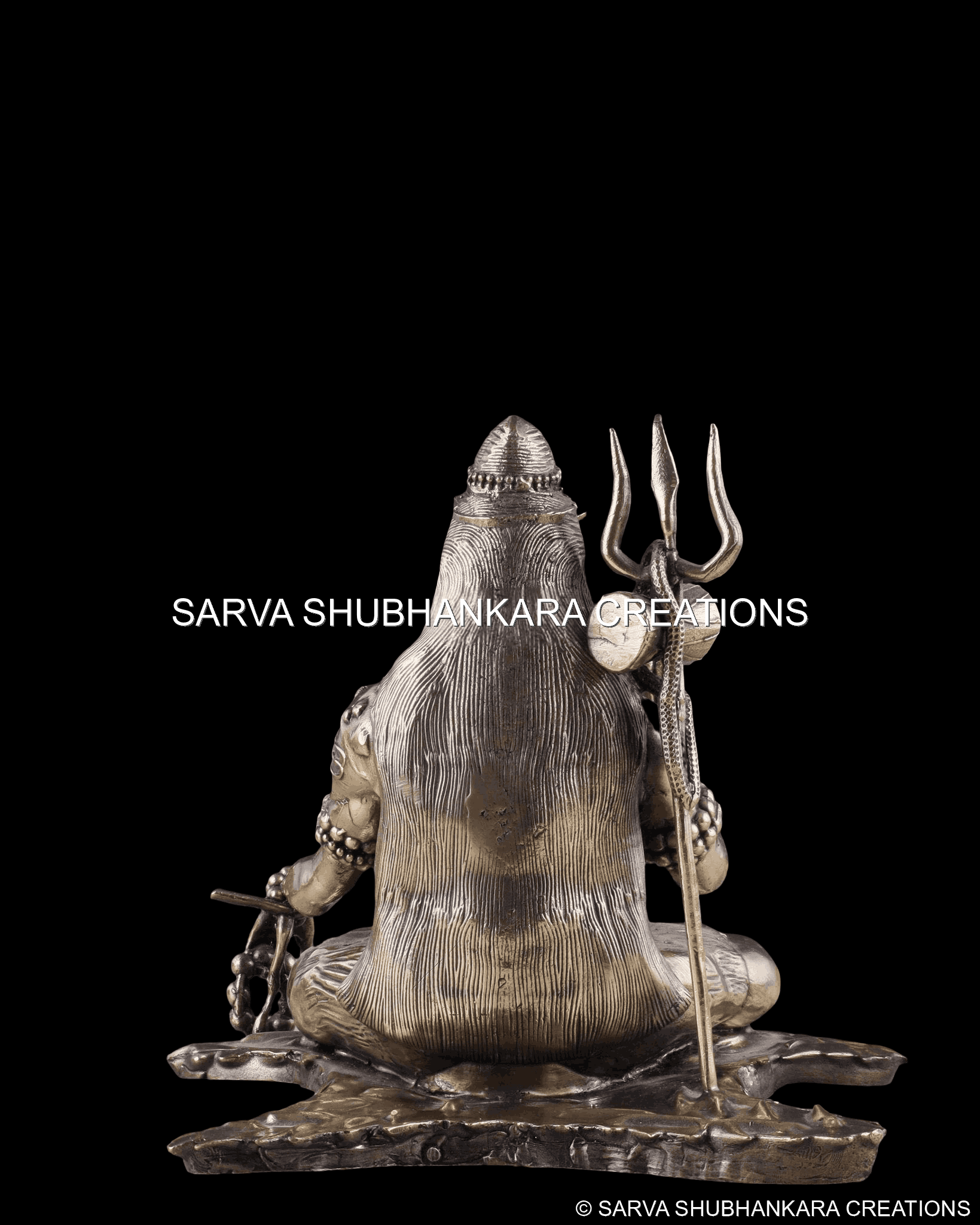 Lord Shiva Sitting with Mala