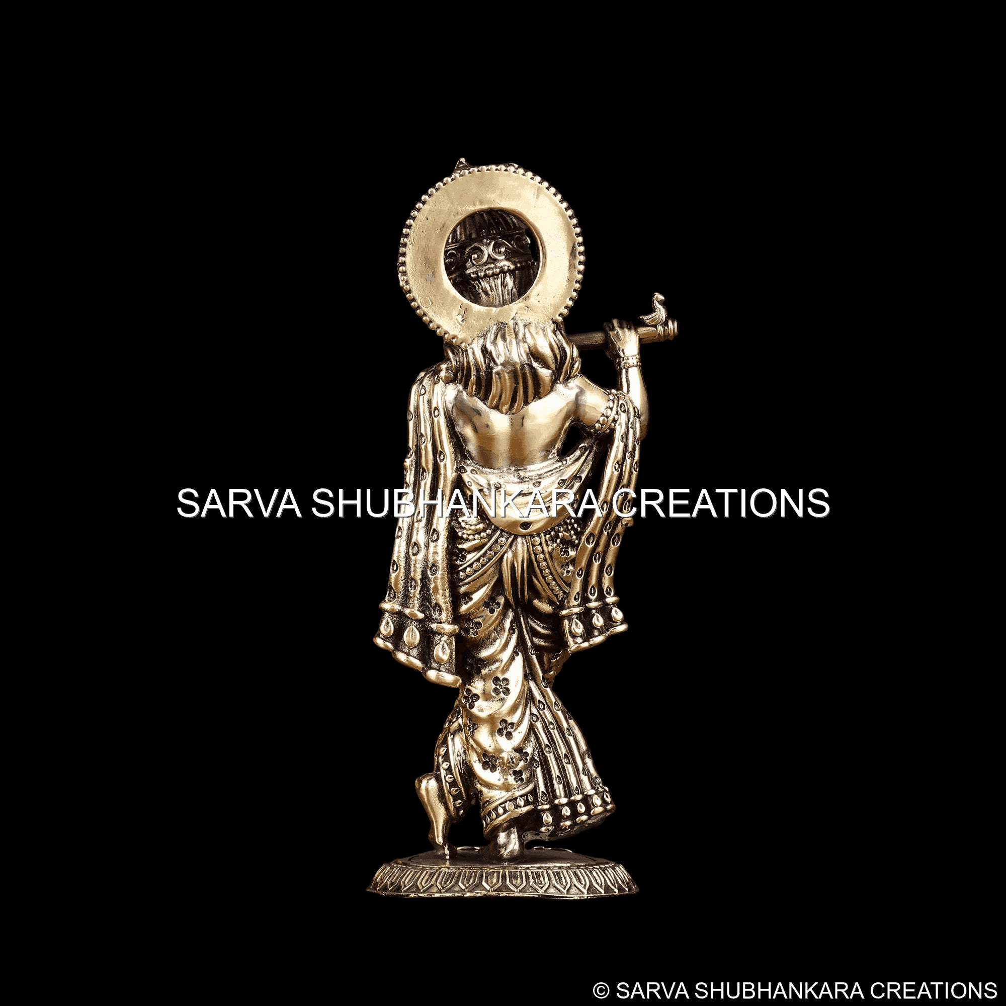 Krishna with Flute Standing Large