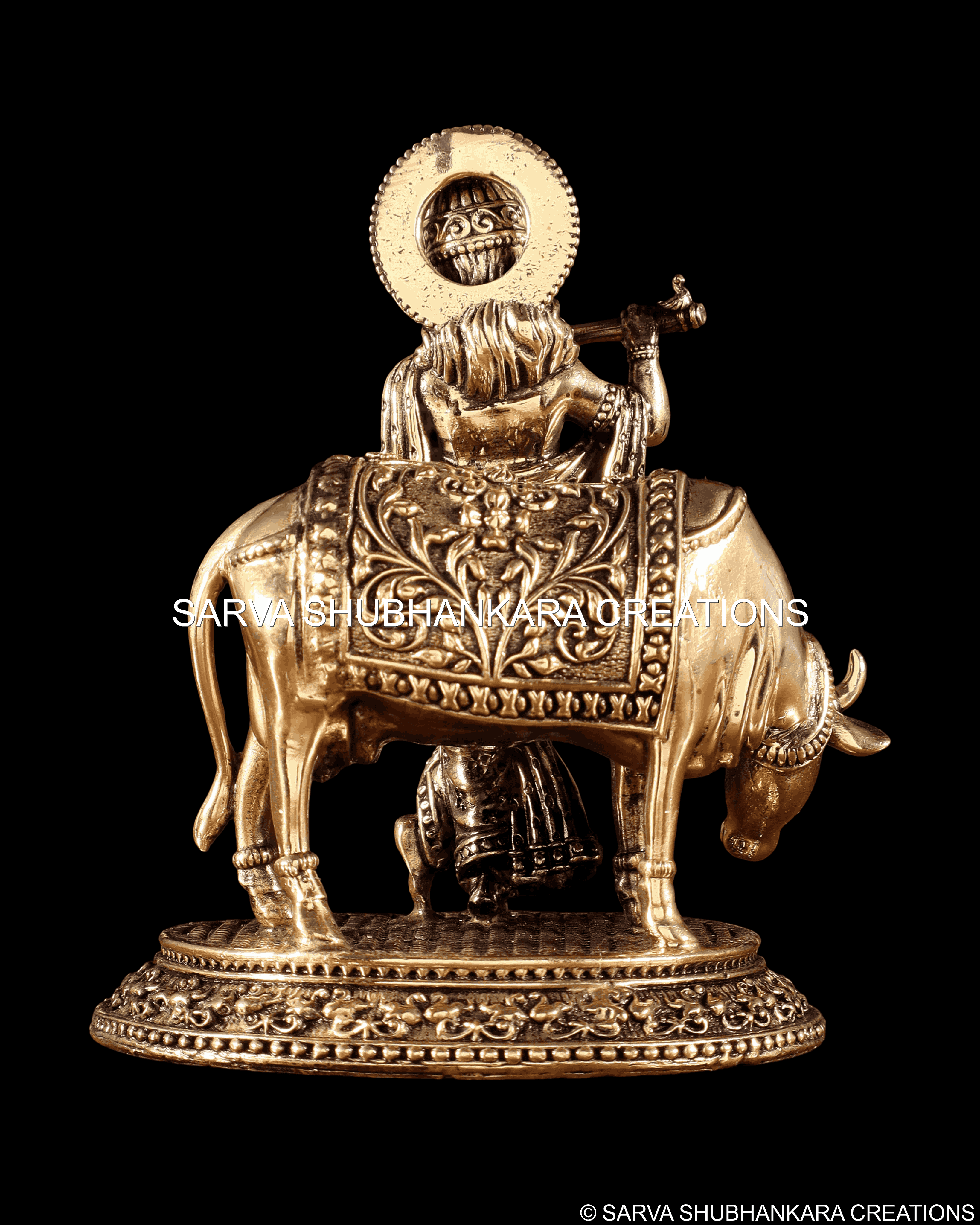 Krishna with Cow Standing