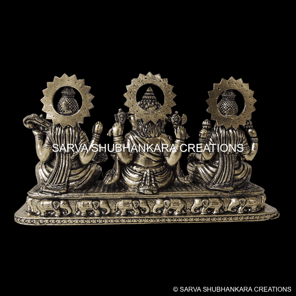 Ganesh Lakshmi Saraswati Slim Base Set