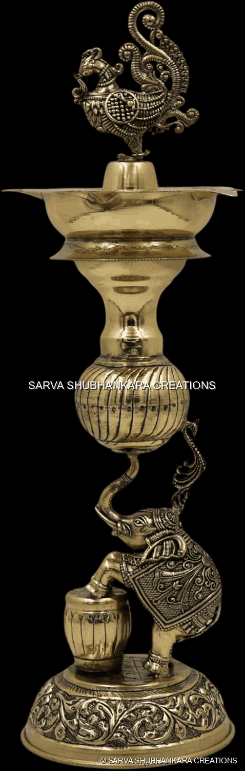 Gaj Mayur Trunk Diya Grandeur