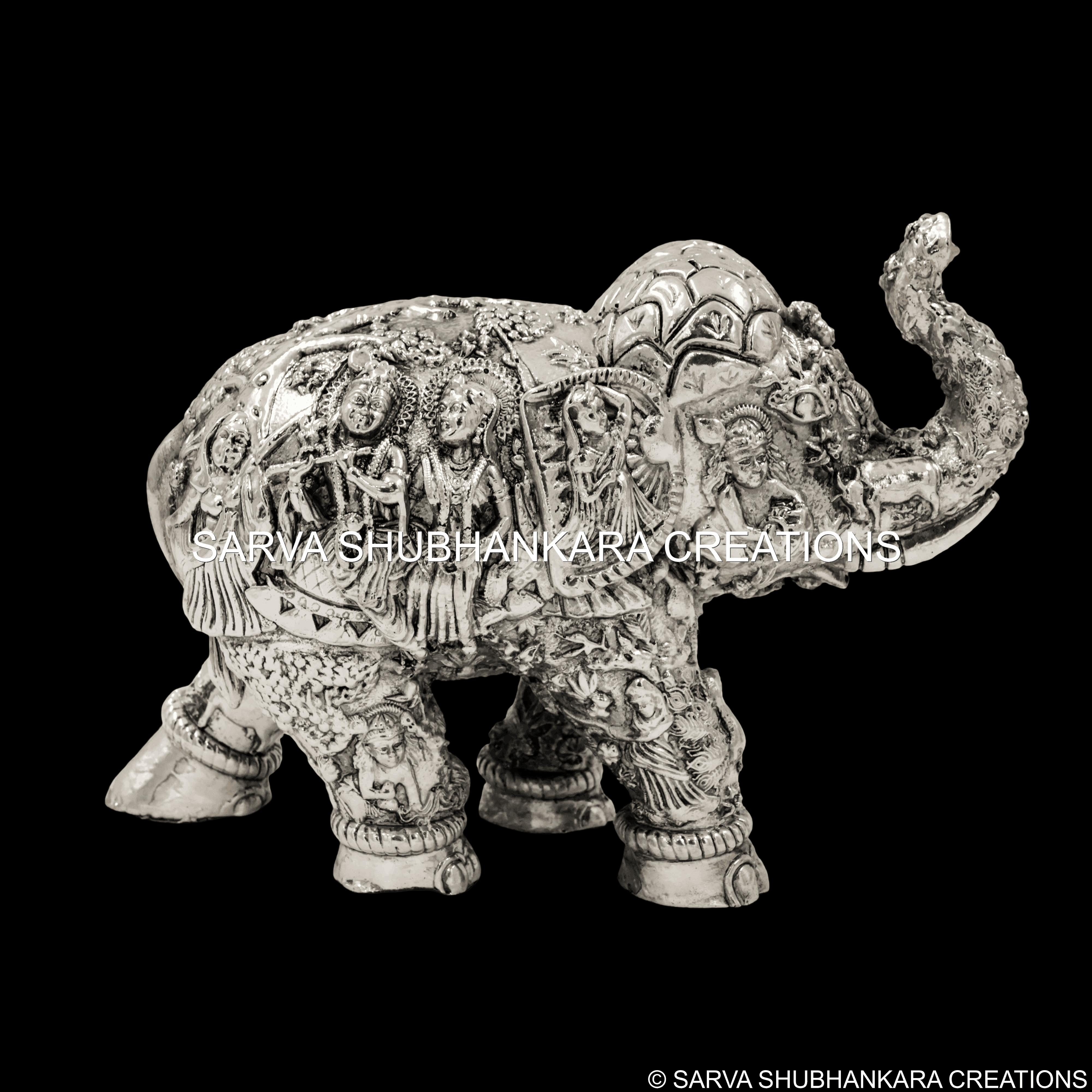 Gaj Shobha Ornate Standing Pair