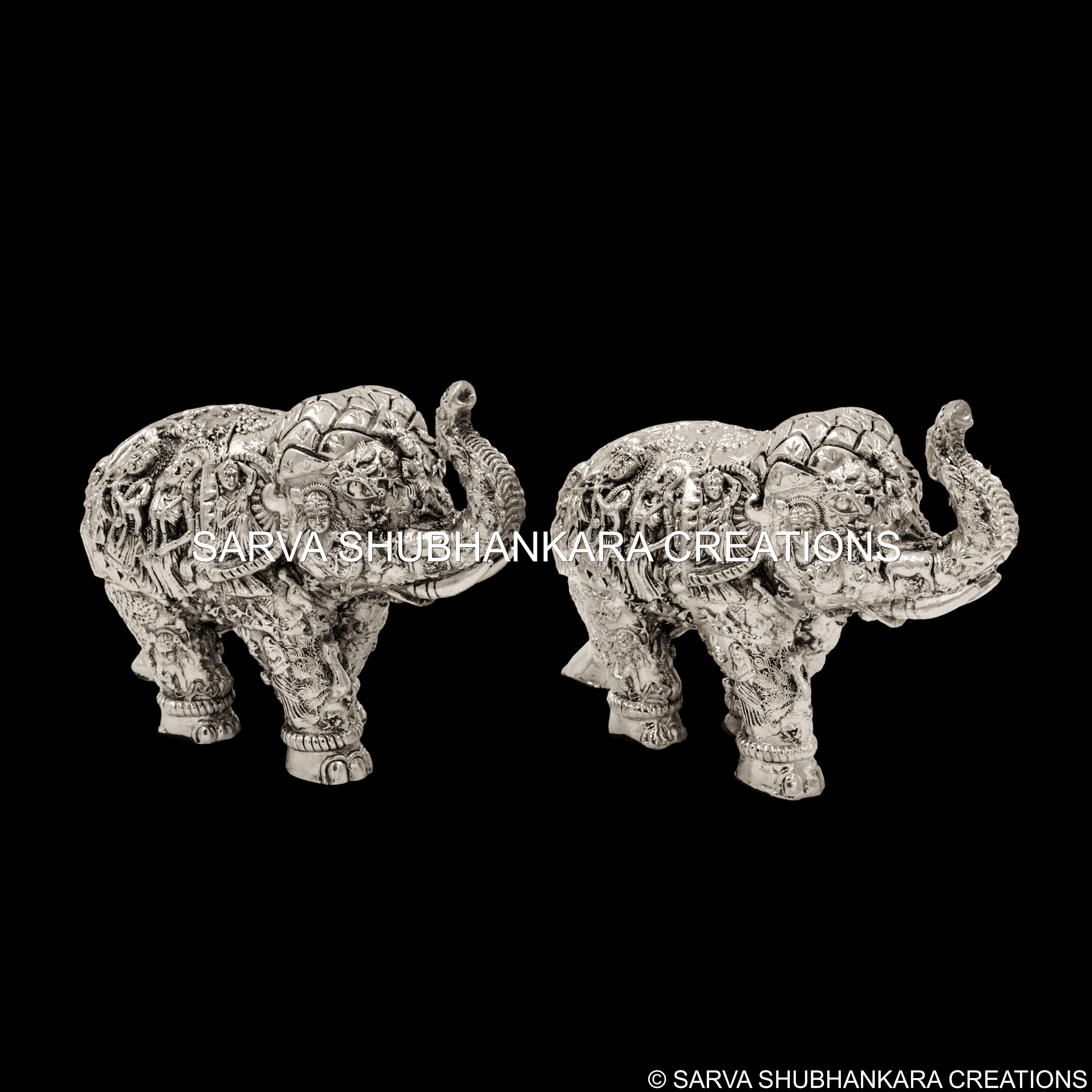 Gaj Shobha Ornate Standing Pair